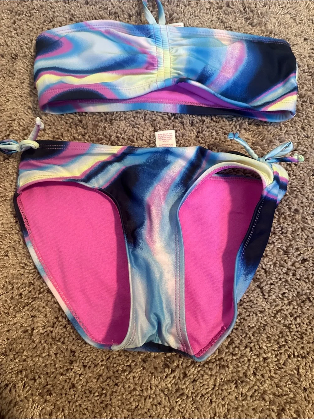 Tie dye bikini justice size 10